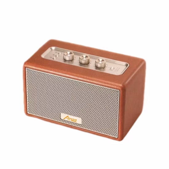 Haut-parleur Bluetooth sans fil rétro classique Bt01 TF Mini haut-parleurs radio Boîte à musique puissante Haut-parleur stéréo 3D HiFi