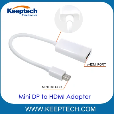 Câble adaptateur Mini Dp vers HDMI pour MacBook PRO Air Thunderbolt