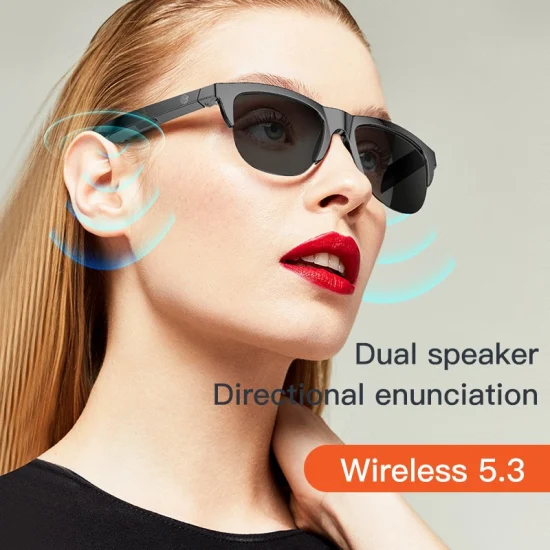 2022 Hot Sale Audio Lunettes de soleil Bluetooth Fashion Lunettes intelligentes