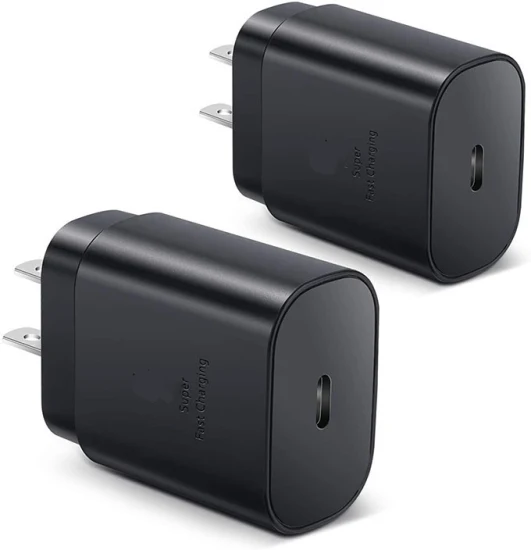 2023 câble de chargeur de type C de vente chaude avec adaptateur 25W Pd USB C pour bloc de charge d'alimentation de téléphone portable Samsung Galaxy C