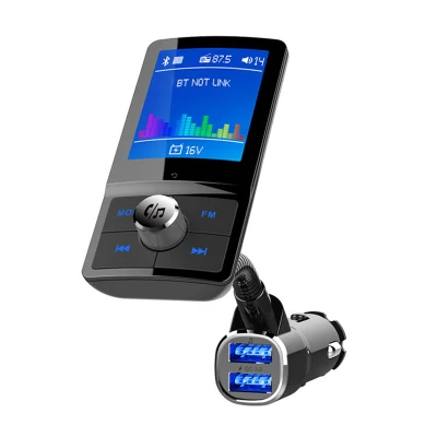 Transmetteur FM Bluetooth Car Kit mains libres avec chargeur de voiture
