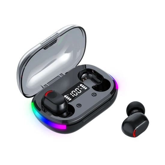 Écouteurs intra-auriculaires Tws écouteurs HiFi stéréo étanche Bt 5.3 LED affichage lampe RVB écouteurs sans fil Bluetooth