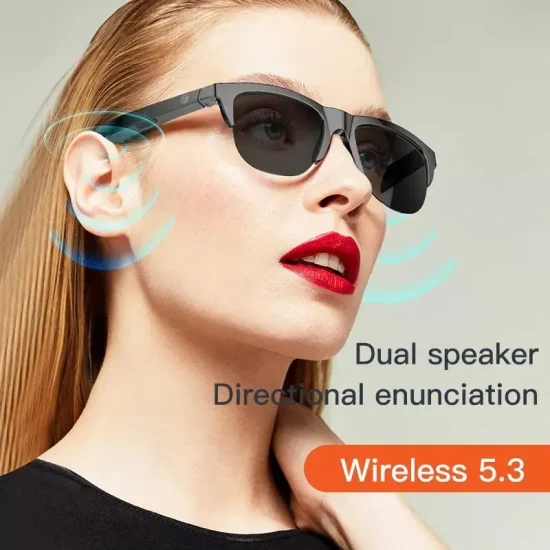 F06 Lunettes de soleil intelligentes Talk Music Cycling Outdoor Bluetooth Lunettes de soleil